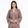 R 388 Dusty Rose Elegant Abaya Abaya for Women UAE – Abaya – Rutba Fashion Abaya
