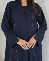 R100 Blue Abaya Set Abaya for Women UAE – Abaya – Rutba Fashion Abaya