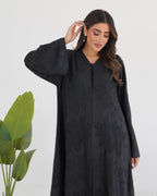R108 Black Abaya Set Abaya for Women UAE – Abaya – Rutba Fashion Abaya