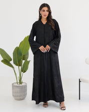 R108 Black Abaya Set Abaya for Women UAE – Abaya – Rutba Fashion Abaya