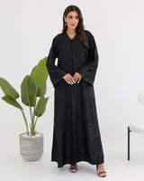 R108 Black Abaya Set Abaya for Women UAE – Abaya – Rutba Fashion Abaya