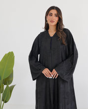 R108 Black Abaya Set Abaya for Women UAE – Abaya – Rutba Fashion Abaya