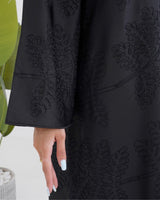 R108 Black Abaya Set Abaya for Women UAE – Abaya – Rutba Fashion Abaya