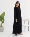 R110 Black Abaya Set Abaya for Women UAE – Abaya – Rutba Fashion Abaya