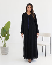 R110 Black Abaya Set Abaya for Women UAE – Abaya – Rutba Fashion Abaya