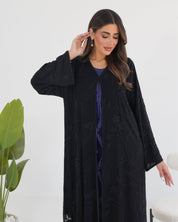 R110 Black Abaya Set Abaya for Women UAE – Abaya – Rutba Fashion Abaya