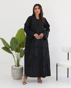 R111 Black Abaya Set Abaya for Women UAE – Abaya – Rutba Fashion Abaya