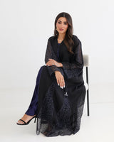 R112 Black Abaya Set Abaya for Women UAE – Abaya – Rutba Fashion Abaya