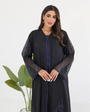 R112 Black Abaya Set Abaya for Women UAE – Abaya – Rutba Fashion Abaya
