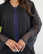 R112 Black Abaya Set Abaya for Women UAE – Abaya – Rutba Fashion Abaya