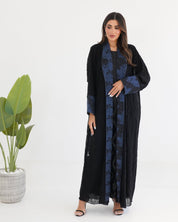 R113 Black Abaya Set Abaya for Women UAE – Abaya – Rutba Fashion Abaya