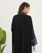 R113 Black Abaya Set Abaya for Women UAE – Abaya – Rutba Fashion Abaya