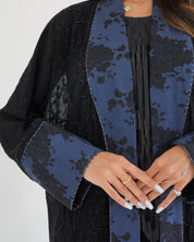 R113 Black Abaya Set Abaya for Women UAE – Abaya – Rutba Fashion Abaya