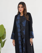 R113 Black Abaya Set Abaya for Women UAE – Abaya – Rutba Fashion Abaya