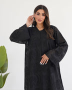 R114 Black Abaya Set Abaya for Women UAE – Abaya – Rutba Fashion Abaya