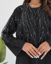 R115 Black Abaya Set Abaya for Women UAE – Abaya – Rutba Fashion Abaya