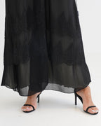 R117 Black Abaya Set Abaya for Women UAE – Abaya – Rutba Fashion Abaya