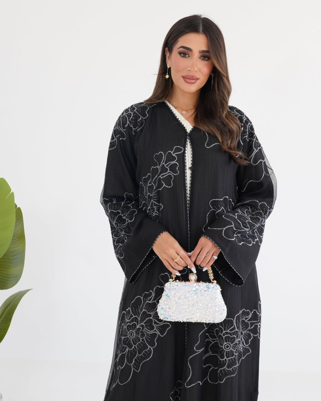 R118 Black Abaya Set Abaya for Women UAE – Abaya – Rutba Fashion Abaya