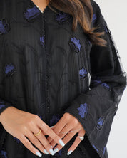 R119 Black Abaya Set Abaya for Women UAE – Abaya – Rutba Fashion Abaya