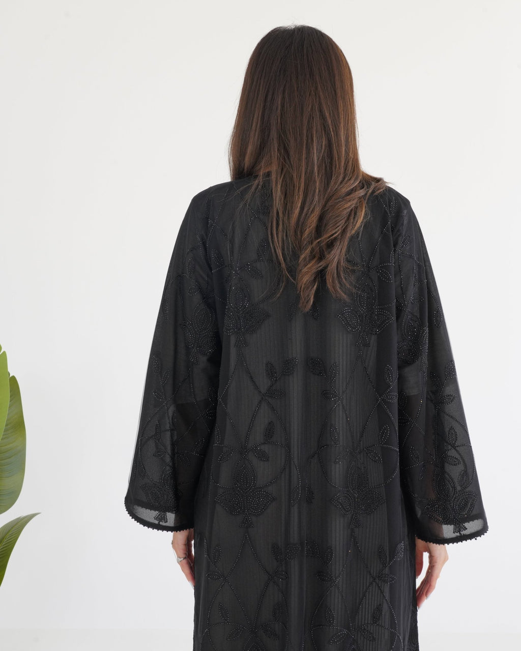 R120 Black Abaya Set Abaya for Women UAE – Abaya – Rutba Fashion Abaya