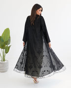 R120 Black Abaya Set Abaya for Women UAE – Abaya – Rutba Fashion Abaya