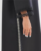 R121 Black Abaya Set Abaya for Women UAE – Abaya – Rutba Fashion Abaya