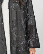 R132 Spanking Black Abaya Set Abaya for Women UAE – Abaya – Rutba Fashion Abaya