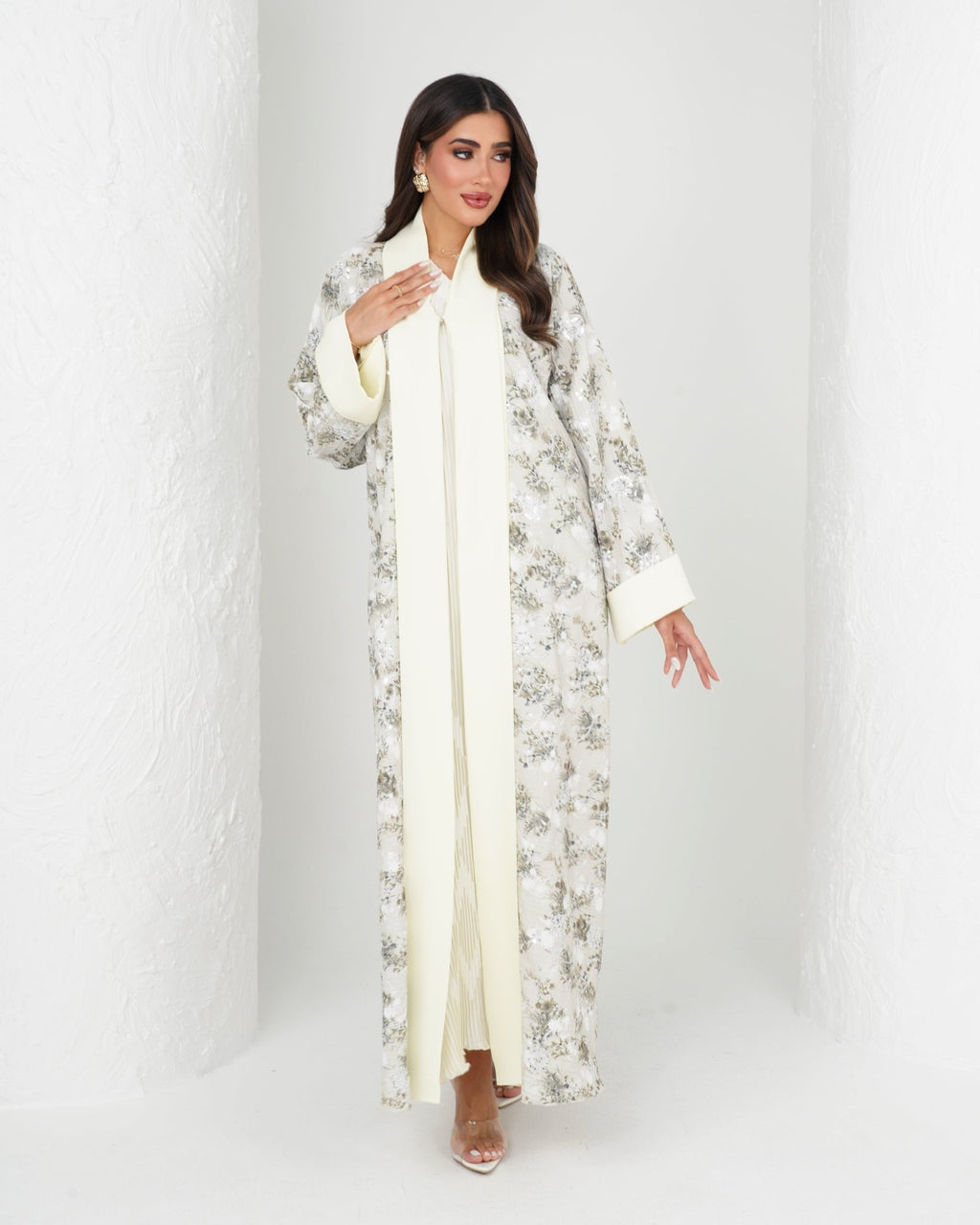 R133 Diva Abaya Set Abaya for Women UAE – Abaya – Rutba Fashion Abaya