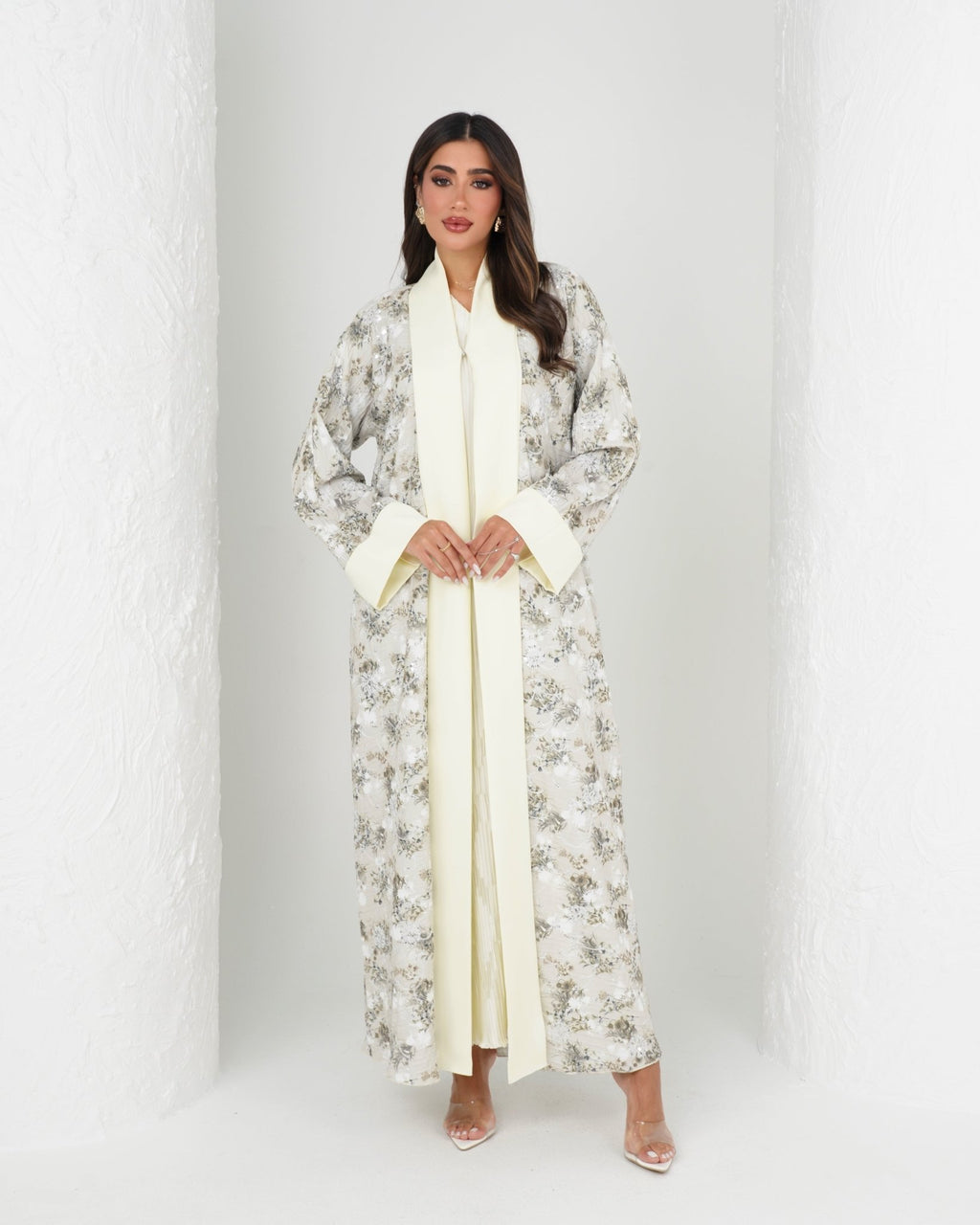 R133 Diva Abaya Set Abaya for Women UAE – Abaya – Rutba Fashion Abaya