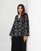 R134 Black Queen Abaya Set Abaya for Women UAE – Abaya – Rutba Fashion Abaya