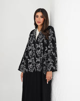 R134 Black Queen Abaya Set Abaya for Women UAE – Abaya – Rutba Fashion Abaya