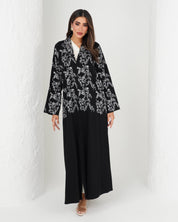 R134 Black Queen Abaya Set Abaya for Women UAE – Abaya – Rutba Fashion Abaya