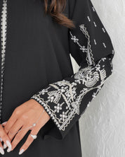 R136 Casual wear Black Abaya Set Abaya for Women UAE – Abaya – Rutba Fashion Abaya