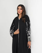 R136 Casual wear Black Abaya Set Abaya for Women UAE – Abaya – Rutba Fashion Abaya