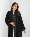 R139 Black Classic Abaya Set Abaya for Women UAE – Abaya – Rutba Fashion Abaya