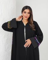 R140  kashmiri  Black   Abaya Set