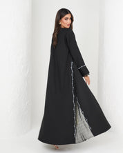 R144 Black Summer collection Abaya Set Abaya for Women UAE – Abaya – Rutba Fashion Abaya