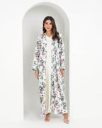 R145 printed travel wear Abaya Set Abaya for Women UAE – Abaya – Rutba Fashion Abaya