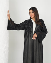 R146 Black Summer collection Abaya Set Abaya for Women UAE – Abaya – Rutba Fashion Abaya