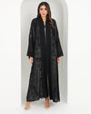R147 Black Summer collection Abaya Set Abaya for Women UAE – Abaya – Rutba Fashion Abaya
