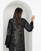 R147 Black Summer collection Abaya Set Abaya for Women UAE – Abaya – Rutba Fashion Abaya