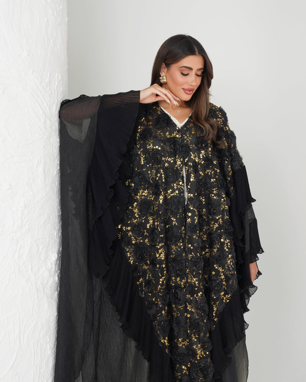 R150 Black wedding and party Collection Abaya Set Abaya for Women UAE – Abaya – Rutba Fashion Abaya