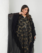 R150 Black wedding and party Collection Abaya Set Abaya for Women UAE – Abaya – Rutba Fashion Abaya