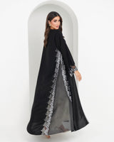 R153 Black Summer collection Abaya Set