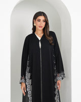 R153 Black Summer collection Abaya Set Abaya for Women UAE – Abaya – Rutba Fashion Abaya