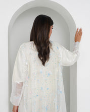 R155 White princess party Abaya Set Abaya for Women UAE – Abaya – Rutba Fashion Abaya