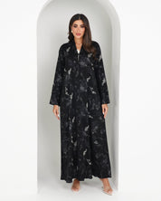 R158 Travel Wear Black Abaya Set Abaya for Women UAE – Abaya – Rutba Fashion Abaya