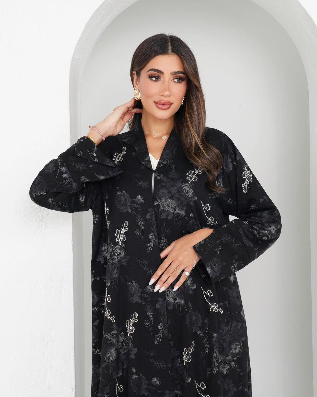 R158 Travel Wear Black Abaya Set Abaya for Women UAE – Abaya – Rutba Fashion Abaya