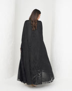 R160 Black wedding and party Collection Abaya Set Abaya for Women UAE – Abaya – Rutba Fashion Abaya