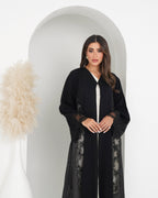 R161 Black Summer collection Abaya Set Abaya for Women UAE – Abaya – Rutba Fashion Abaya